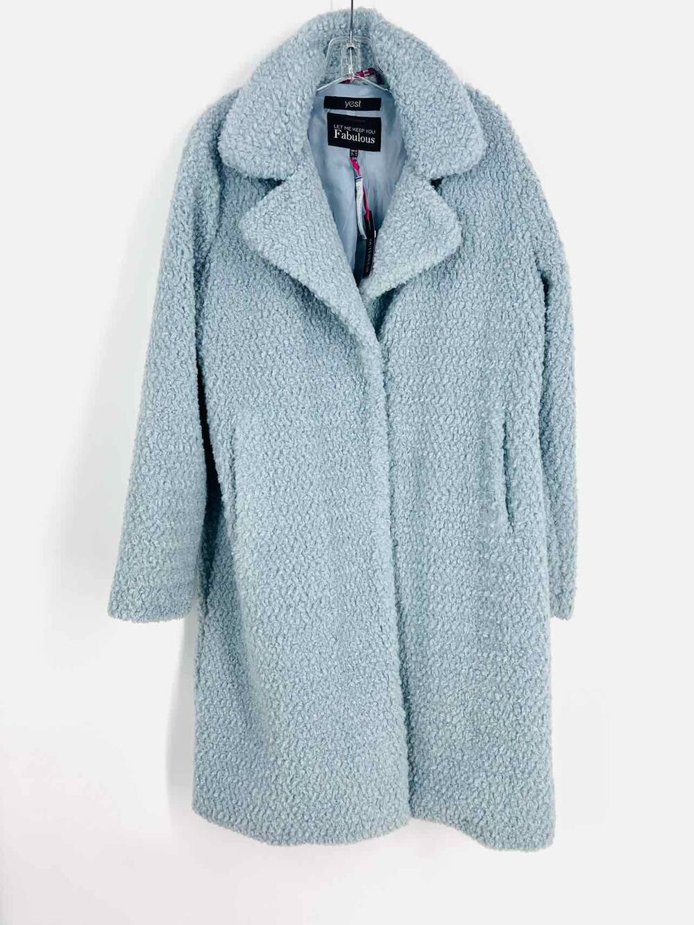 Size 8 Lt Blue Sherpa NEW Coats Coat